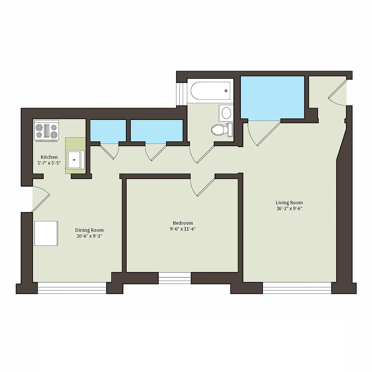 Floor plan 1440-1bG