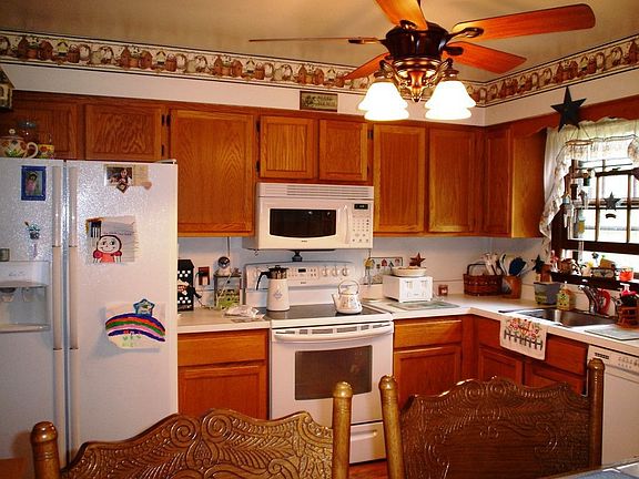 Kitchen with new appliances.