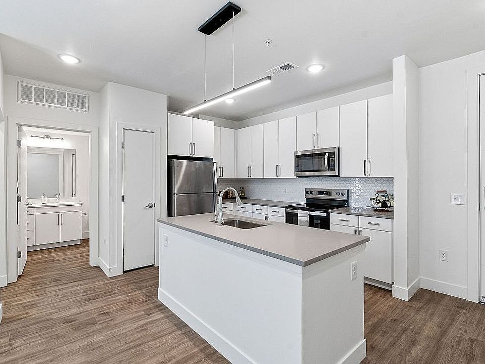 1 Bedroom Apartment Kitchen at The Richmond Apartments Millcreek Utah