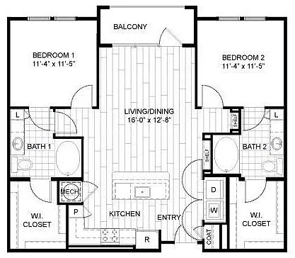 Floor plan B1