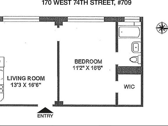 2nd image of 170 W 74th St APT 709