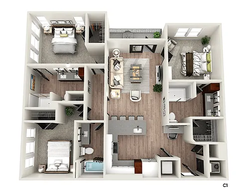 Floor plan C1