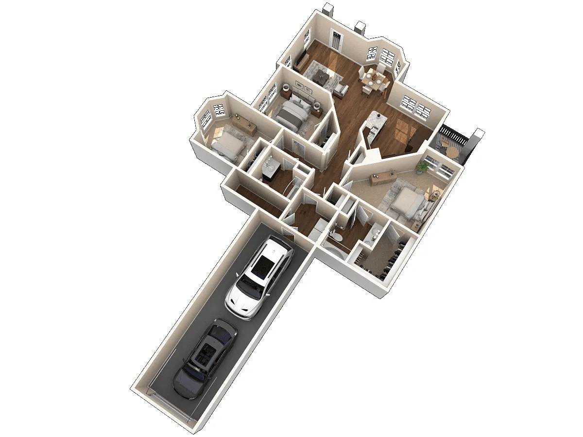 Floor plan C 1 Lower