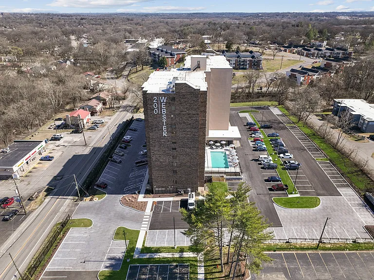 Aerial View of Building