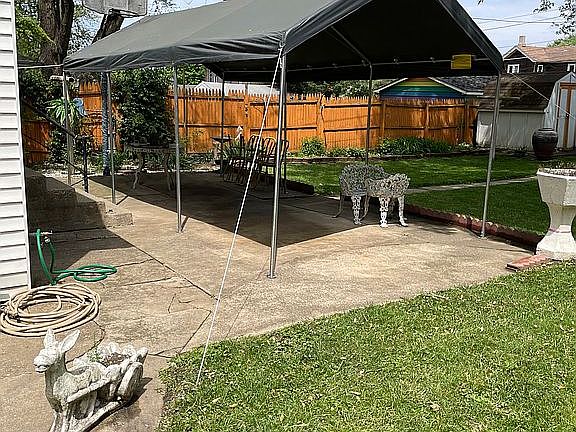 Backyard patio 