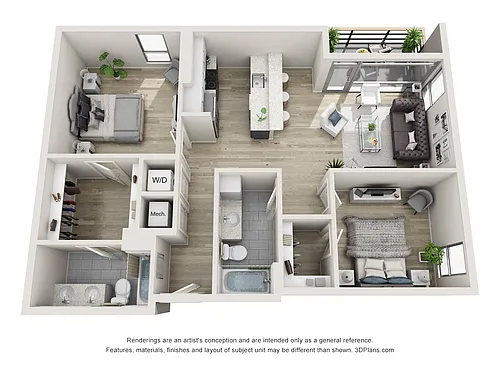 Floor plan The Reynolds