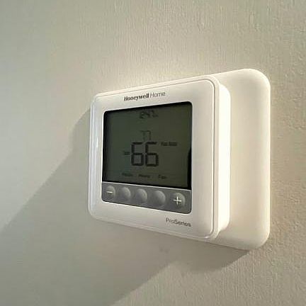 New thermostat/HVAC.