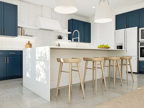 Waterfall island standard with the Loft Look