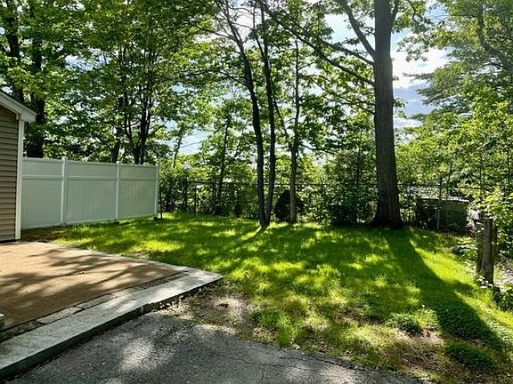 Partially fenced, private backyard.