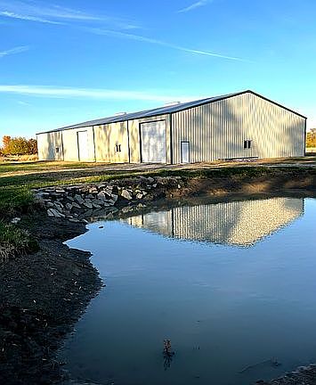 Horse barn with arena 