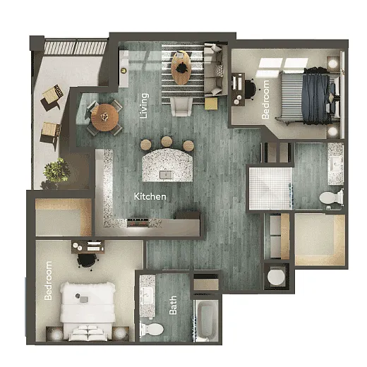 Floor plan B2