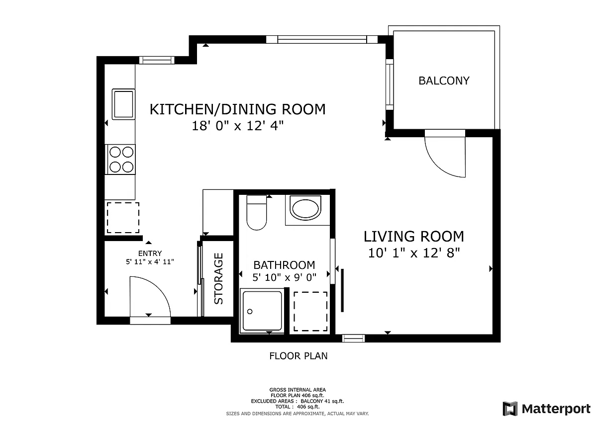 Floor plan Studio