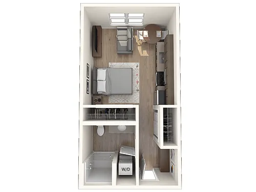 Floor plan Studio MFTE