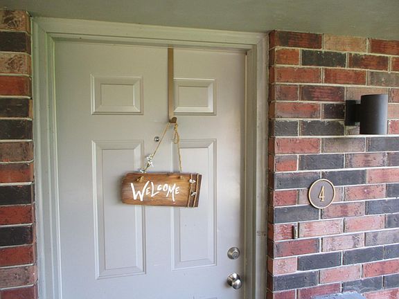 private entrance and covered deck