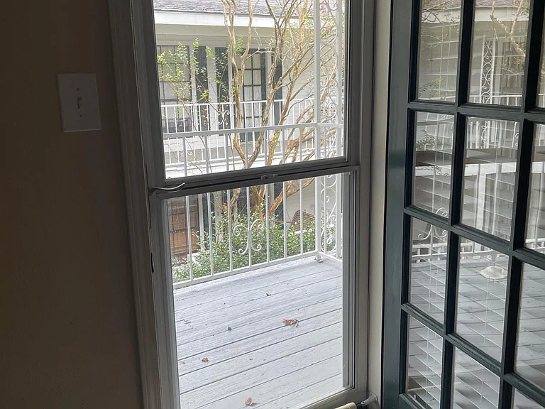 Access to balcony from bedroom