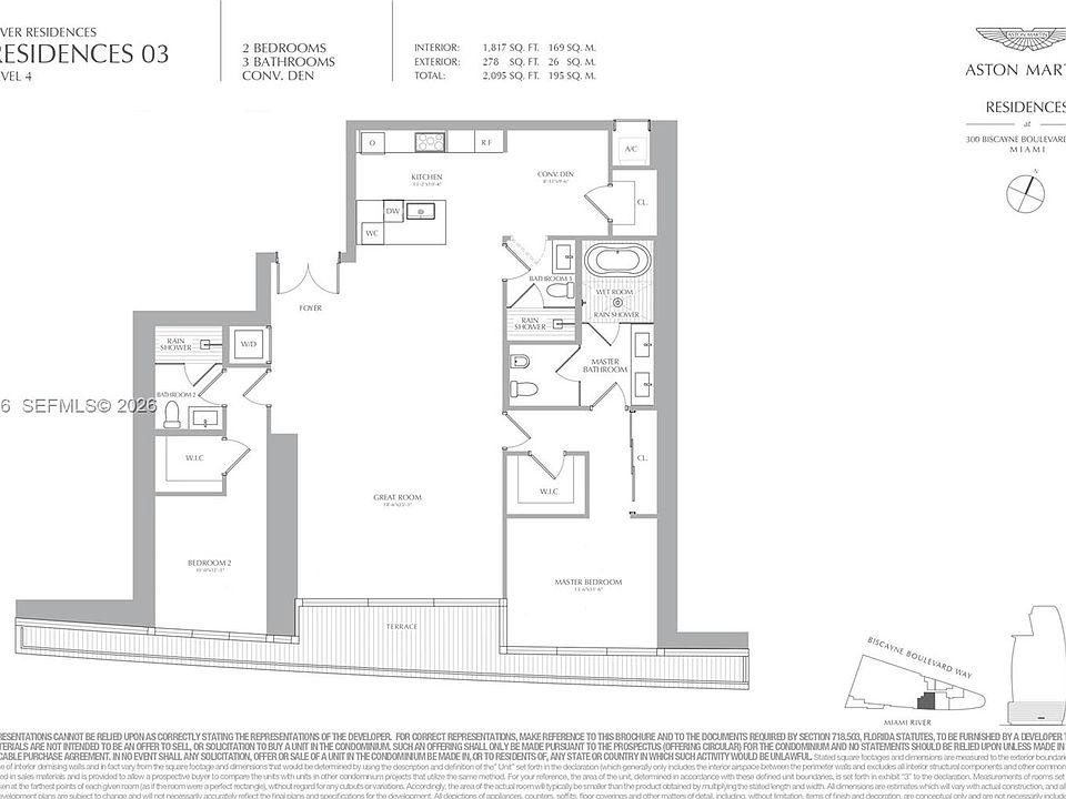 2nd image of 300 S Biscayne Boulevard Way #403C