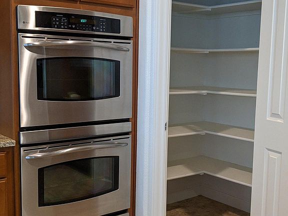 Double ovens and roomy pantry.