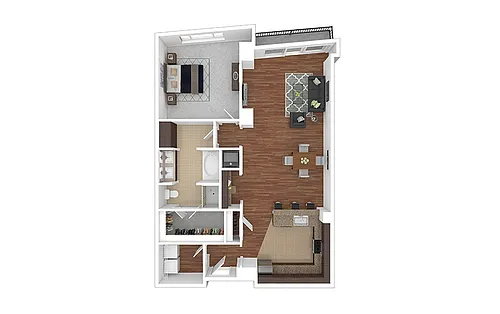 Floor plan The Cedar Springs