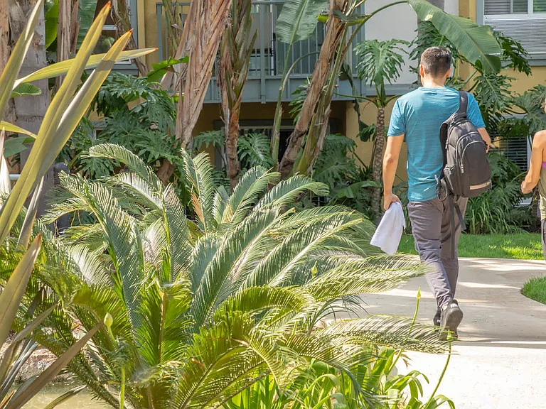 Explore the Lush Community Grounds