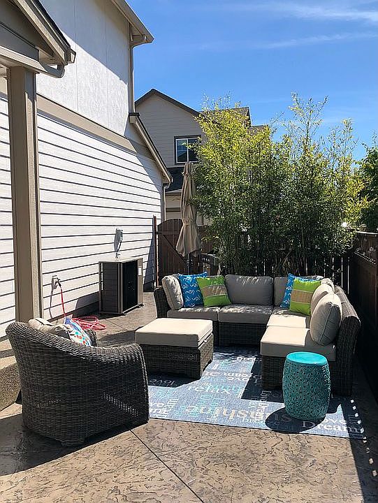 Side back yard