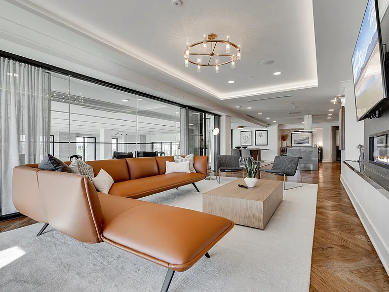 Unwind in our inviting upper-level lounge with scenic views.