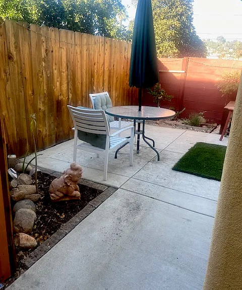 private outdoor space