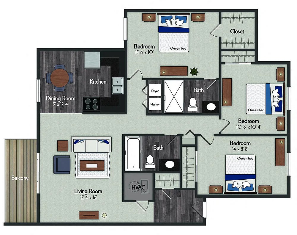 Floor plan Oak
