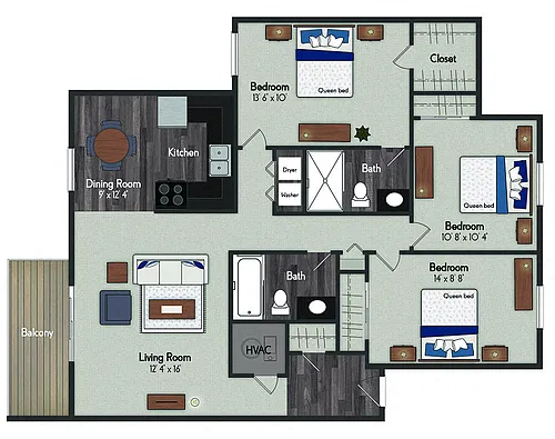 Floor plan Oak