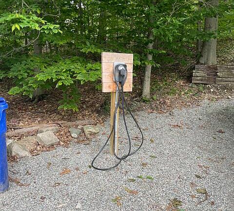 Ev Charger in paring area