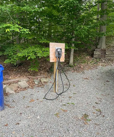 Ev Charger in paring area