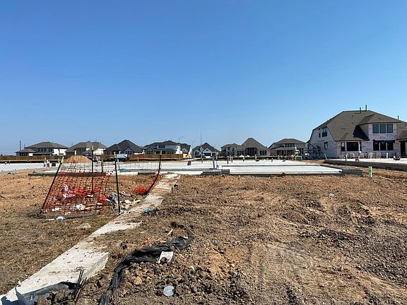 Construction progress - 1919 Fossil Ridge Drive