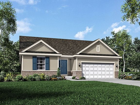 Camden Williamsburg exterior elevation rendering by William Ryan Homes