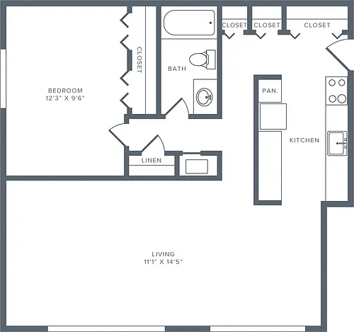 Floor plan A1 Renovated