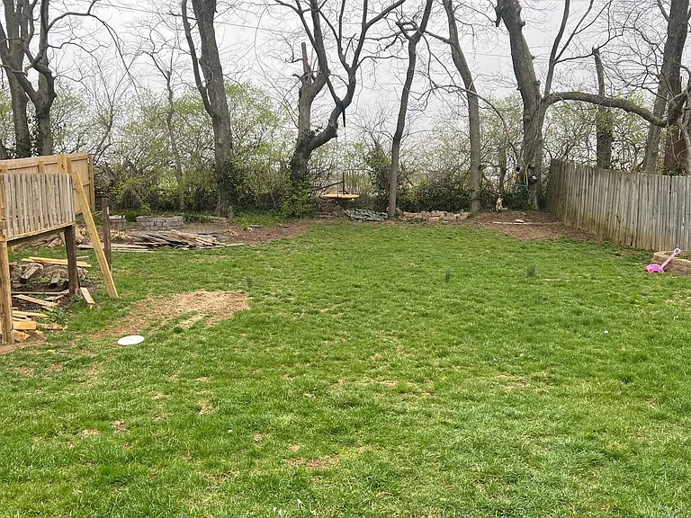 Large Backyard view.
