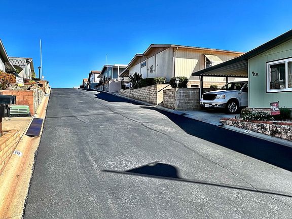 Looking up street