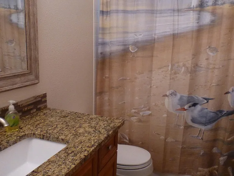 Primary bathroom, en suite.