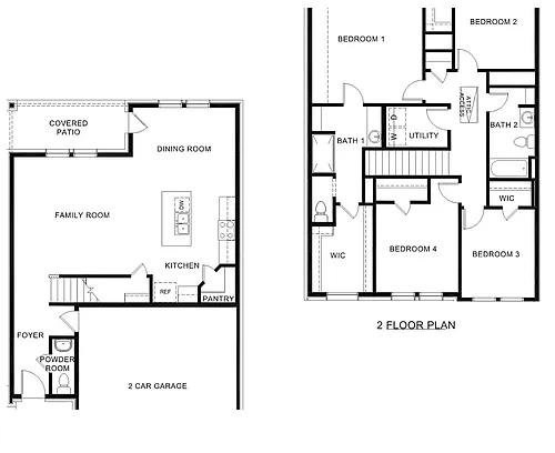 Floor plan 1709 Potomac Ln