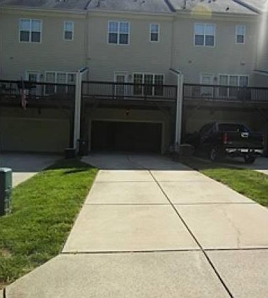 rear of property; garage