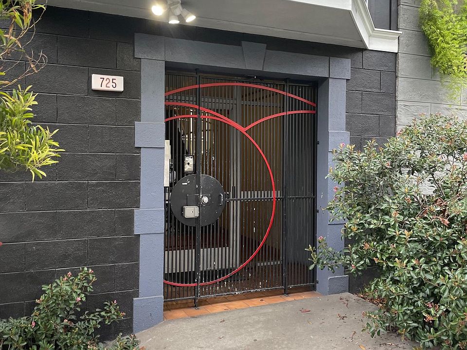 Front entrance is secure and private.