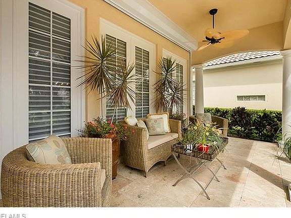 Marble Front Porch With Electric Sutters