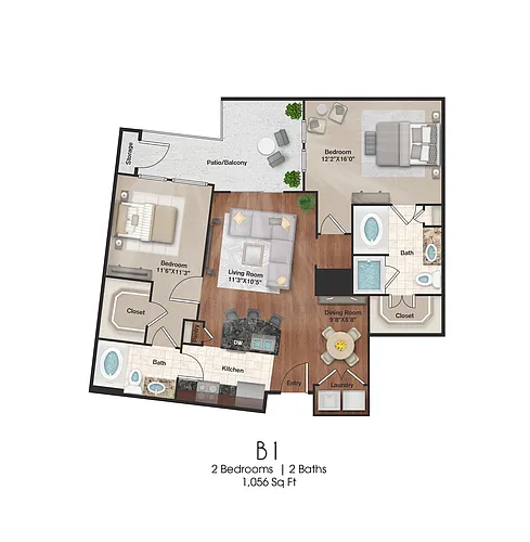 Floor plan B1