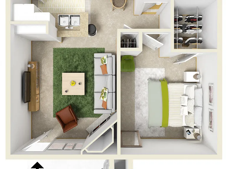 Double Tree Apts. — Photo 3