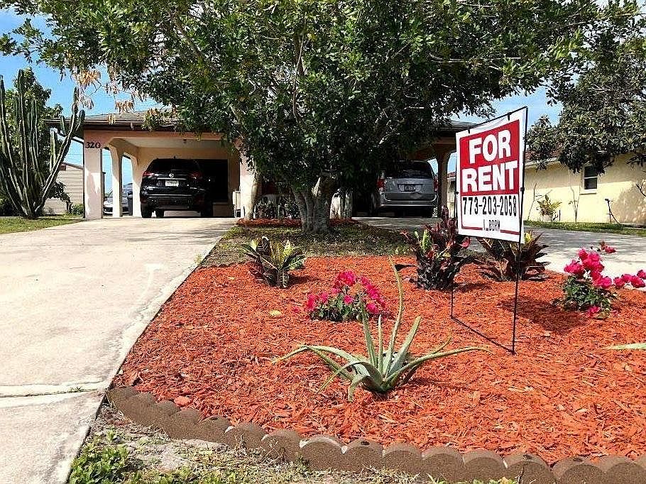 One Bedroom Rental Duplex House, private driveway, covered parking, available immediately.