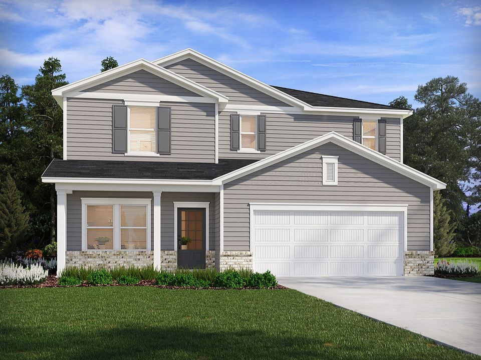 The Dakota floorplan with Elevation C modeled at Manning Mill.