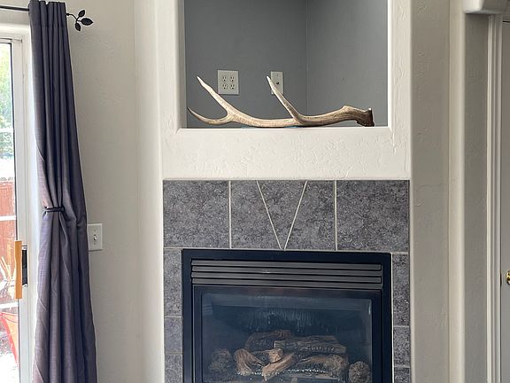 Cozy fireplace