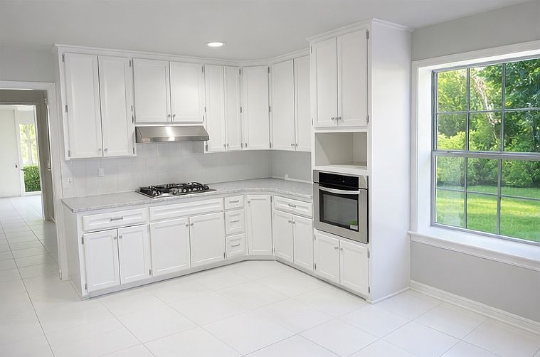 Gas stove top, oven and a microwave will be included. Freshly painted cabinets and huge pantry.