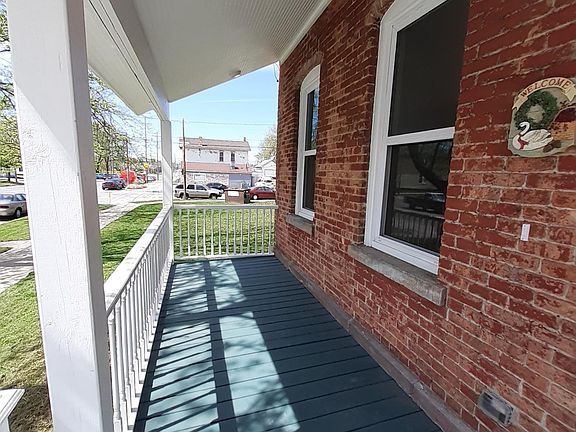 Generous porch perfect for rockers