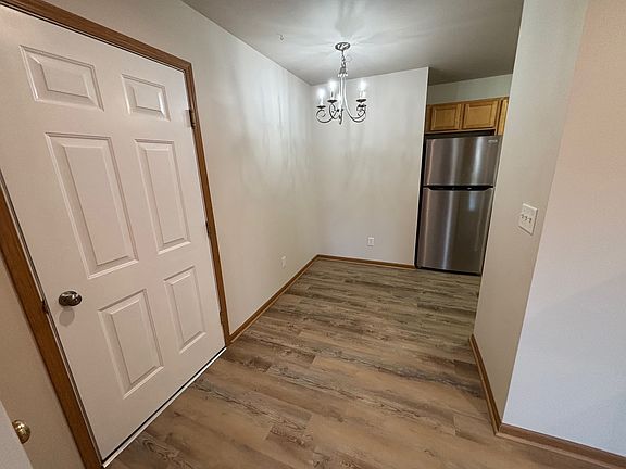 Dining area and hallway entrance.