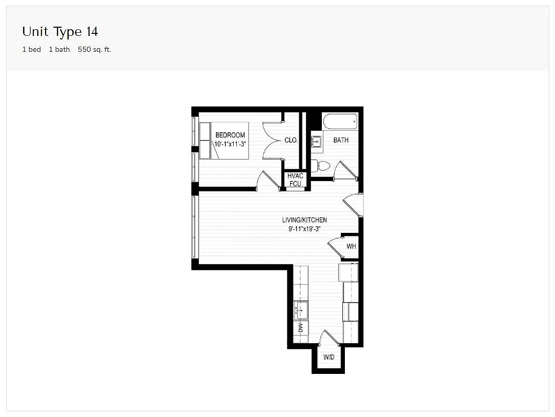 Floor plan Unit Type 14