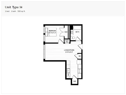Floor plan Unit Type 14